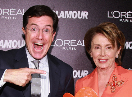 Stephen Colbert, Nancy Pelosi Stephen Colbert, Nancy Pelosi